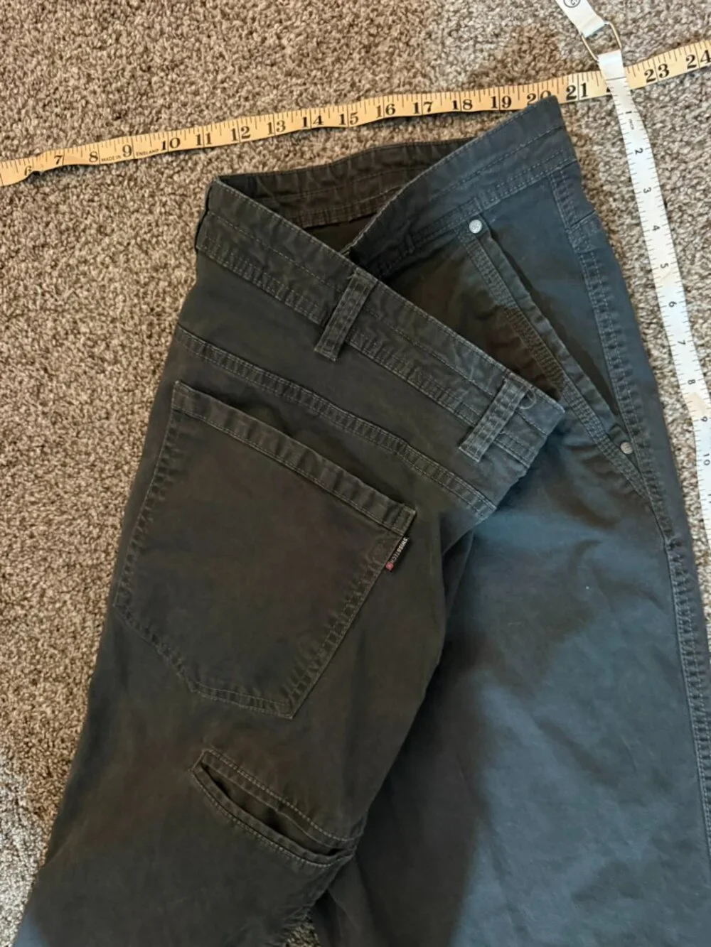 Swiss Tech Utility Work Pants Dark Grey 40x32